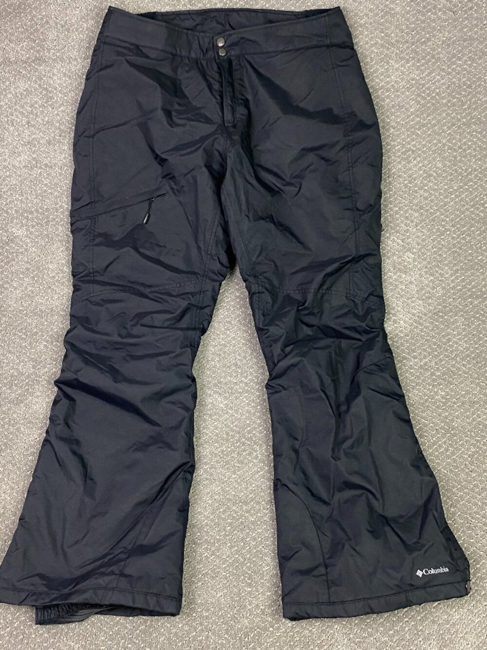 Columbia Bugaboo Snow Pants Womens XL Black Insulated Waterproof Ski Snowboard